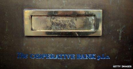 Mailslot at Co-op Bank