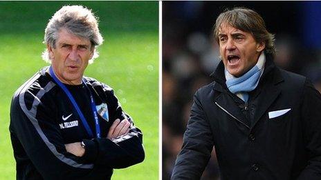 Manuel Pellegrini, Roberto Mancini