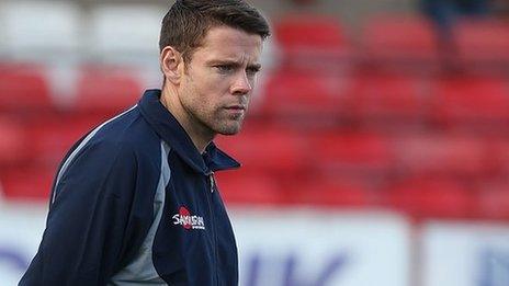 New Accrington Stanley manager James Beattie