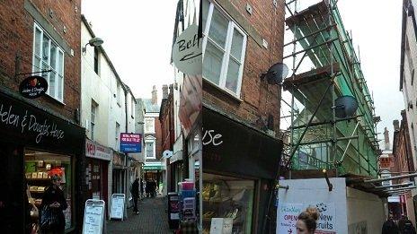 Church Lane building - before and after