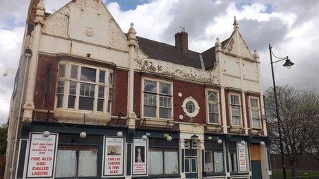 The Captain Cook pub in Middlesbrough