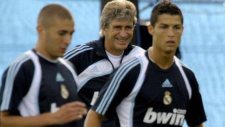 Malaga coach Manuel Pellegrini