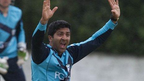 Majid Haq has taken 41 ODI wickets for Scotland