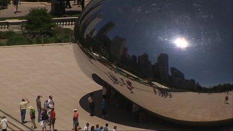 Cloud Gate, in Chicago