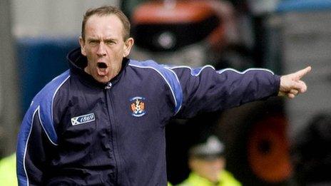 Kilmarnock manager Kenny Shiels