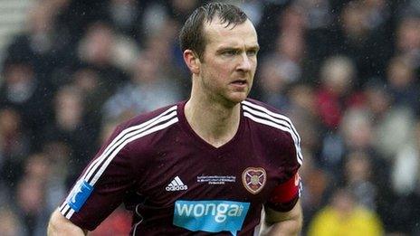 Hearts defender Andy Webster