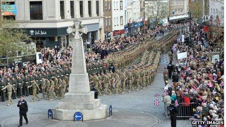 40 Commando homecoming parade May 2013