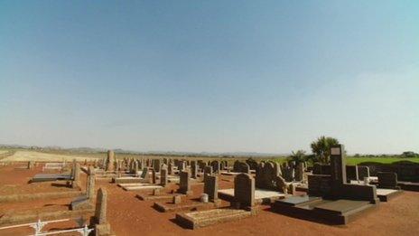 A graveyard near Geluik