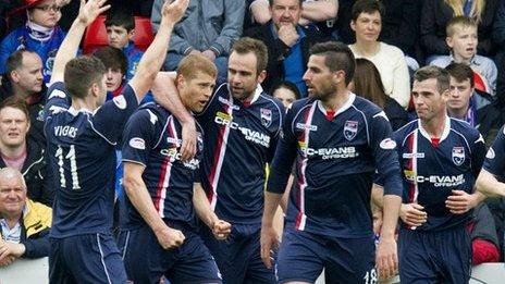 Ross County celebrate