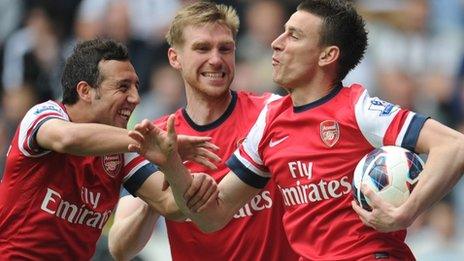 Arsenal celebrate