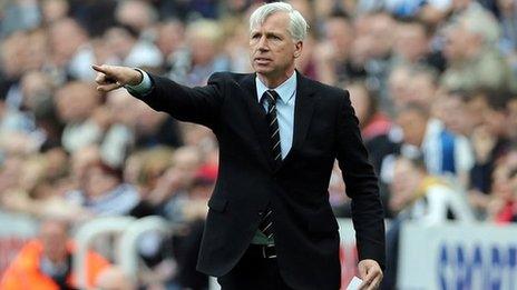 Newcastle boss Alan Pardew