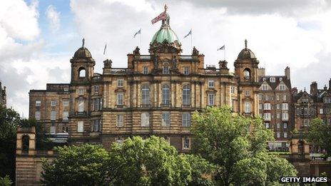 HBOS headquarters in Edinburgh