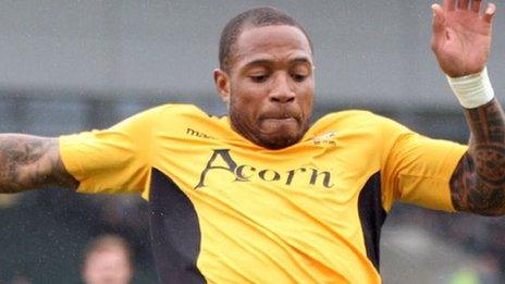 Aaron O'Connor of Newport County