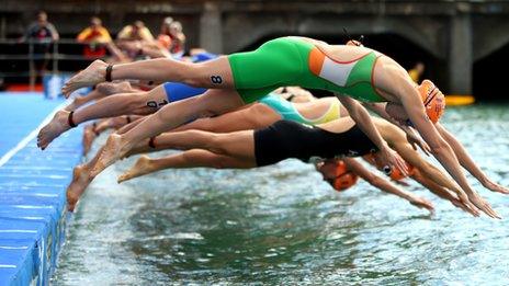 Aileen Reid competing in Auckland