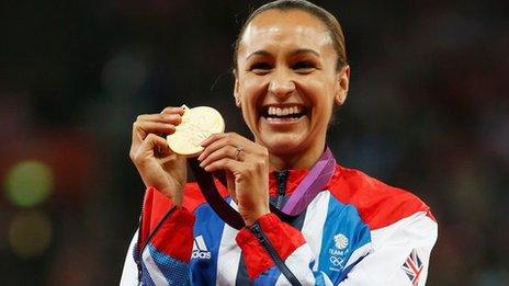 Olympic gold-medallist Jessica Ennis