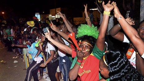 Burkina Faso football fans