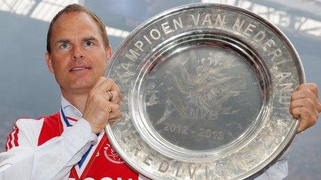 Ajax head coach Frank de Boer