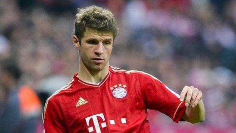 Thomas Muller of Bayern Munich