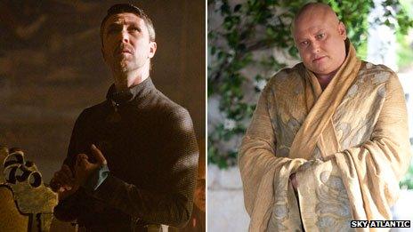 Aiden Gillen and Conleth Hill in Game of Thrones