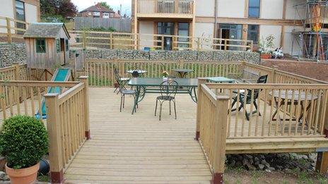 Decking at Lilac Grove