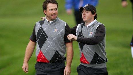 Graeme McDowell and Rory McIlroy