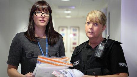 Dr Michelle Carroll (Forensic Doctor at St Mary’s Sexual Assault Referral Centre) and PC Christine Taylor (Specially Trained Officer from Greater Manchester Police)