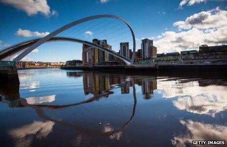 The Gateshead Millennium Bridge