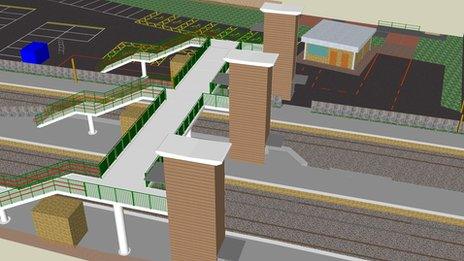 Theale station design