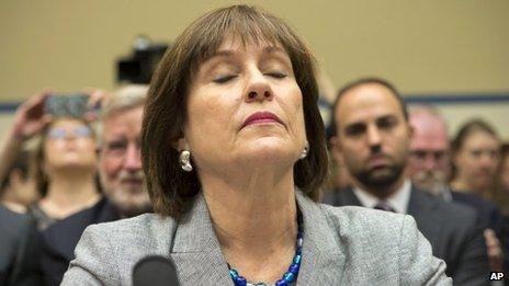 Lois Lerner at a congressional hearing in Washington DC, 23 May 2013