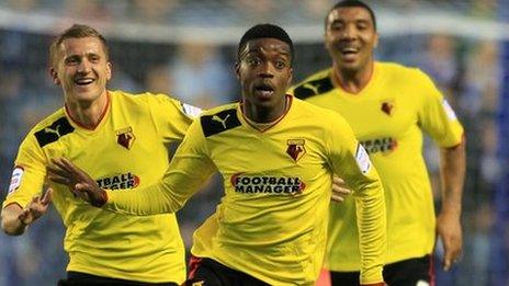 Nathaniel Chalobah and team-mates