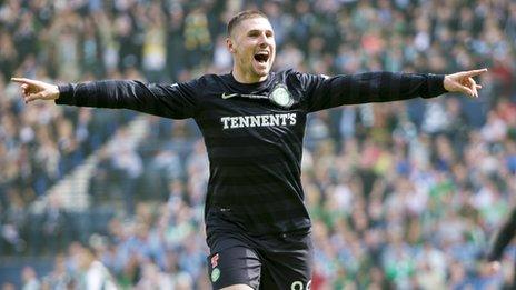 Celtic scorer Gary Hooper