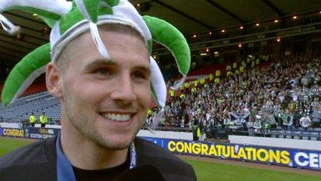 Celtic striker Gary Hooper