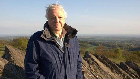 Sir David Attenborough at Charnwood Forest