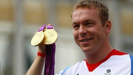 Sir Chris Hoy won two gold medals at last year's Olympics