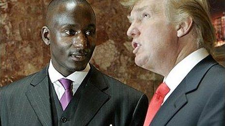 Randal Pinkett with Donald Trump