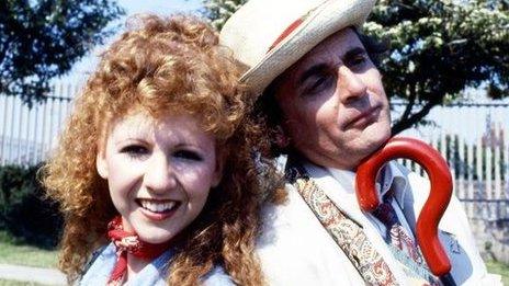 Bonnie Langford and Sylvester McCoy