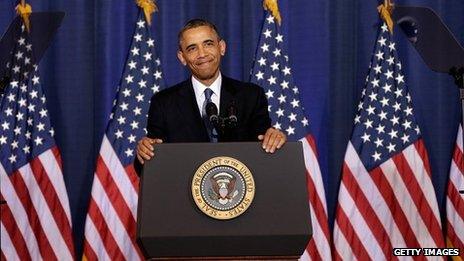 President Obama speaks at the National Defense University on 23 May