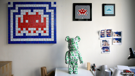 Space Invaders art