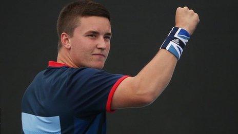 British wheelchair tennis player Gordon Reid