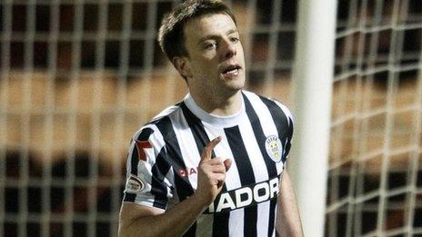 St Mirren midfielder Paul McGowan