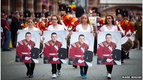 Manchester Day tribute to Drummer Lee Rigby