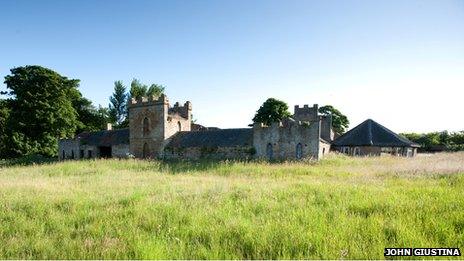 Site of the new Kingsbarns Distillery in Fife