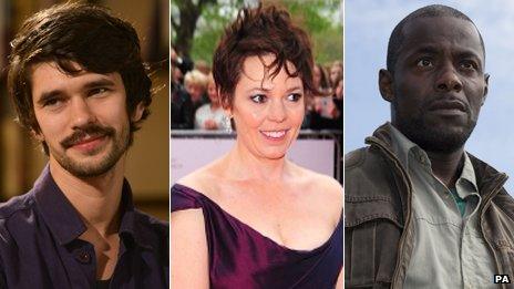 Ben Whishaw, Olivia Coleman and Paterson Joseph