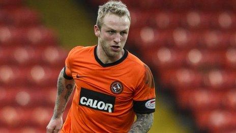 Dundee Utd striker Johnny Russell