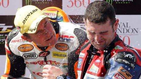 John McGuinness and Michael Dunlop