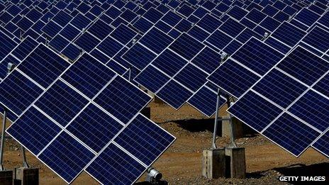 Chinese solar panels