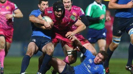 Exeter also faced the reigning champions last year when they took on Leinster