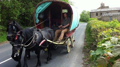 Appleby Horse Fair caravan