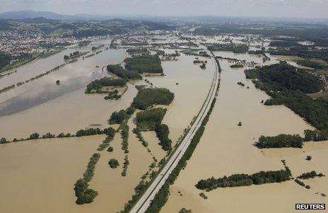 Flooding at Deggendorf, Germany, 5 June