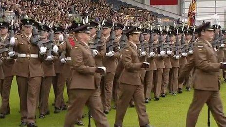 Mercian Regiment in Worcester